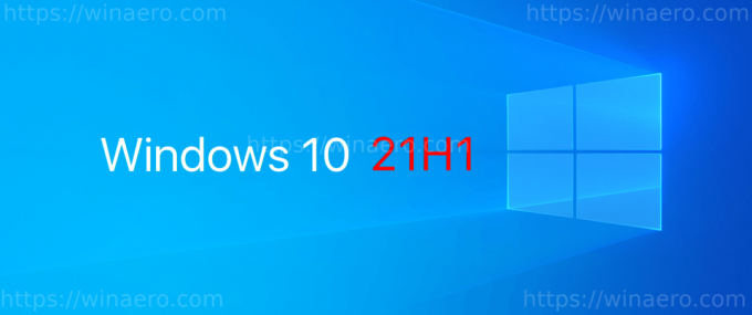 באנר של Windows 10 21H1 