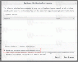 Inaktivera meddelandeförfrågningar för alla webbplatser i Firefox