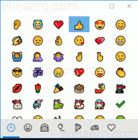 Masukkan Emoji dari Keyboard di Windows 10 dengan Panel Emoji
