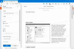 Kā iespējot sistēmas drukas dialoglodziņu programmā Microsoft Edge