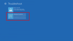 Ota Windowsin palautusympäristö käyttöön tai poista se käytöstä Windows 10:ssä