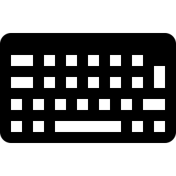 Icono de teclas de teclado