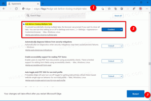 Du kan nå aktivere Ask før du lukker flere faner i Microsoft Edge