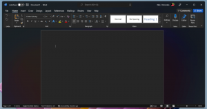 Microsoft Word telah mendapat efek blur Mika pada Windows 11