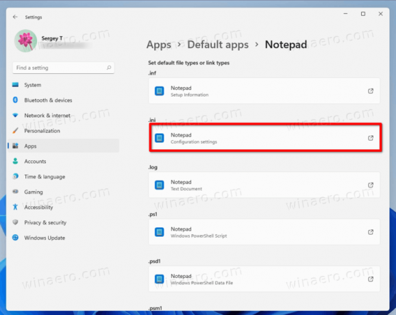 Změňte výchozí aplikace v Nastavení Windows 11