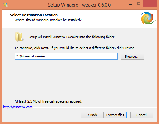 Configurar Winaero Tweaker portátil 2