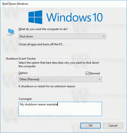 Відстеження подій завершення роботи в Windows 10