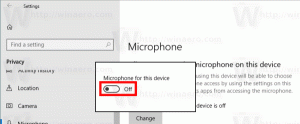 გამორთეთ აპის წვდომა მიკროფონზე Windows 10-ში
