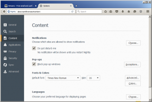 A Firefox 44 bevezeti a „Ne zavarjanak” módot