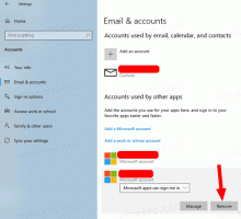 Přidat a odebrat účty používané jinými aplikacemi ve Windows 10