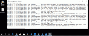 Windows10でWindowsUpdateログを見つける方法