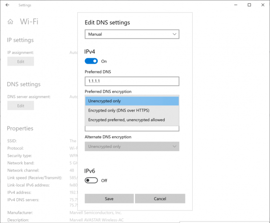 Windows 10 DNS-indstillinger