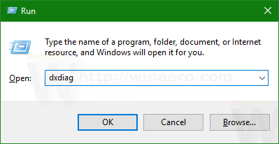 Windows10はdxdiagを実行します