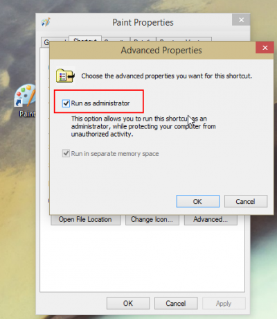 spartusis išplėstinis mygtukas paleiskite administratoriaus „Windows 10“.