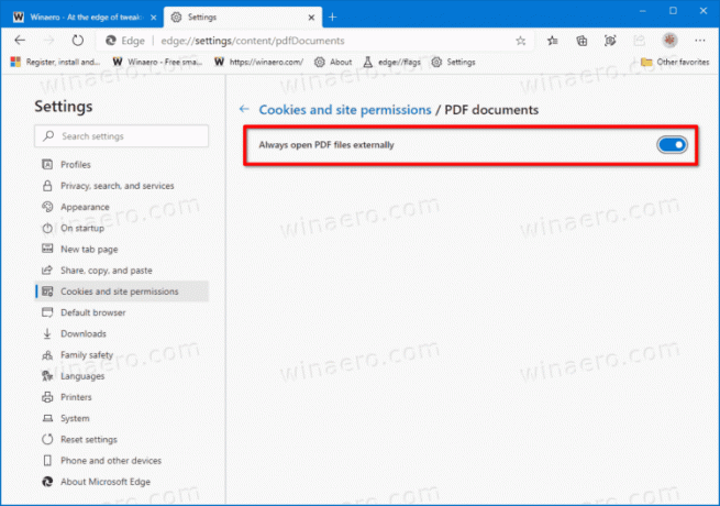 ทำให้ Microsoft Edge ดาวน์โหลดไฟล์ PDF แทนการเปิด