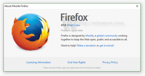 Firefox 47がリリースされました、今すぐダウンロードしてください