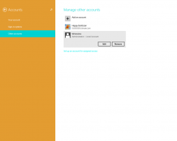 Autres comptes dans Windows 8.1