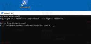 Δημιουργήστε συντόμευση για την εκτέλεση ενός αρχείου PowerShell PS1 στα Windows 10