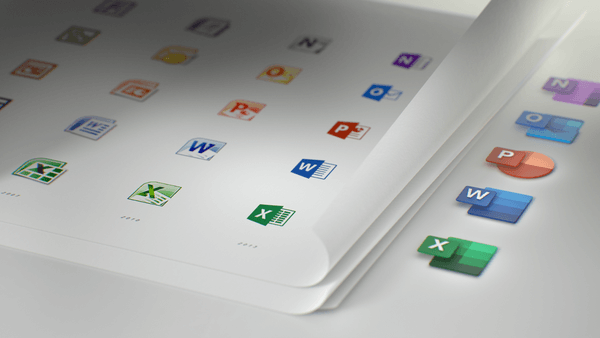 Windows 10 Nouvelles icônes Office 1
