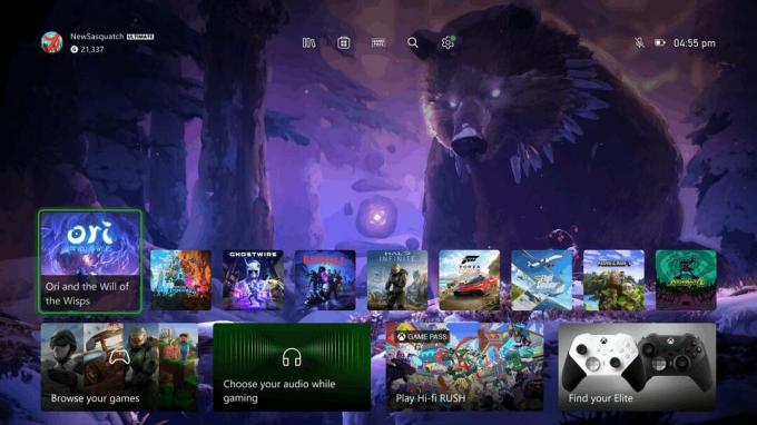 لوحة تحكم جديدة لـ Xbox Home
