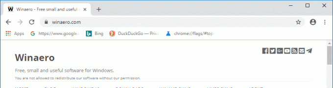 Google Chrome WWWHTTPS非表示 