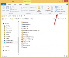 Hur man inverterar val i File Explorer i Windows 8.1