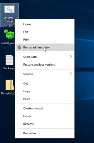 Avinstallera Windows 10 kontakta support