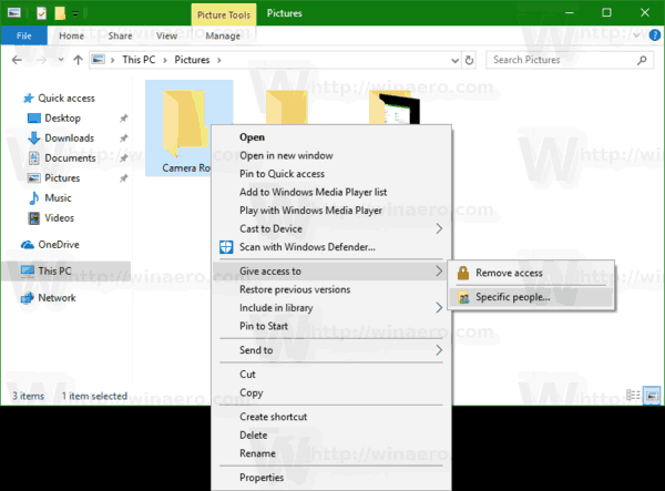 Windows 10 Omogući pristup