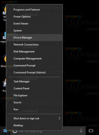 Windows10オープンデバイスマネージャー