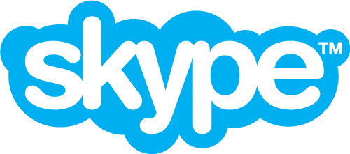 bannière du logo skype