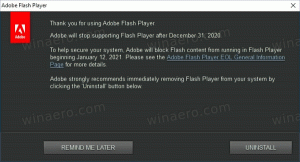 Powiadomienie Adobe Flash Player przypomina o konieczności odinstalowania