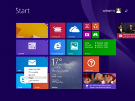 Windows 8.1 업데이트의 시작 화면에서 여러 타일을 선택하는 방법