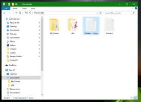 Ubah templat nama file yang disalin di Windows 10