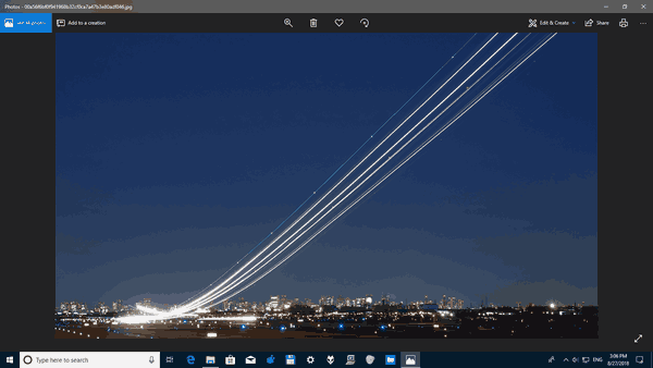 Приложение Windows 10 Photos