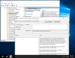 Деактивирайте блокирането на изтеглените файлове в Windows 10