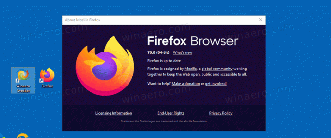 Firefox 70 O