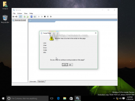 Windows 10 build 14251-ის შესწორება „ამ გვერდზე სკრიპტში მოხდა შეცდომა“