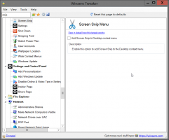 Képernyőrészlet helyi menü hozzáadása a Windows 10 rendszerben