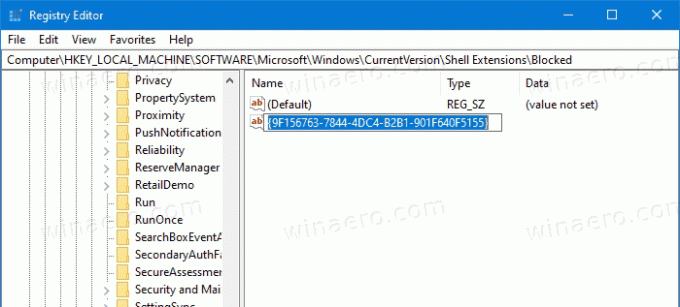 Supprimer l'ouverture dans le terminal Windows du menu contextuel