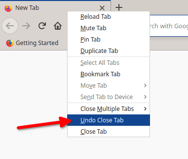 Firefox usunął menu kontekstowe 2