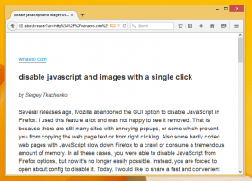 Povolte režim čtečky v prohlížeči Mozilla Firefox