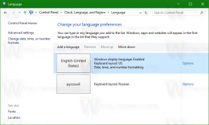 A nyelvi beállítások konfigurálása a Windows 10 rendszerben