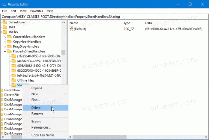 File Explorer Hapus Tab Berbagi