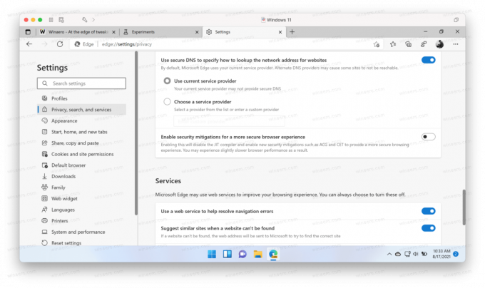 Ativar modo Super Duper Secure na configuração de borda, etapa 2