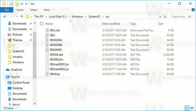 Dossier Windows 10 Sru