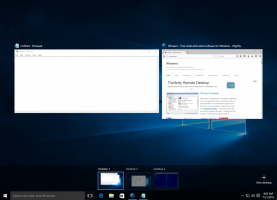 Sneltoetsen om virtuele desktops te beheren in Windows 10 (Taakweergave)