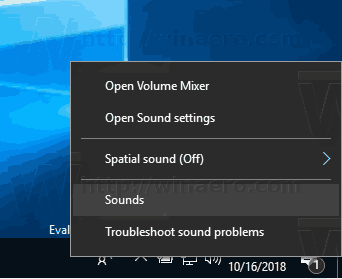 Windows 10 Dźwięki w zasobniku systemowym