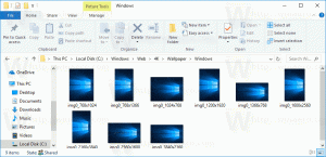 Ansichtseinstellungen für Sicherungsordner in Windows 10