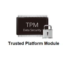 TPM megbízható platform modul ikonja