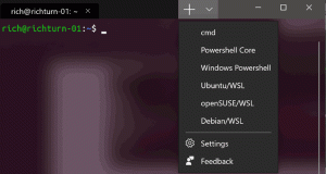 Windowsi terminal on Microsofti uus rakendus